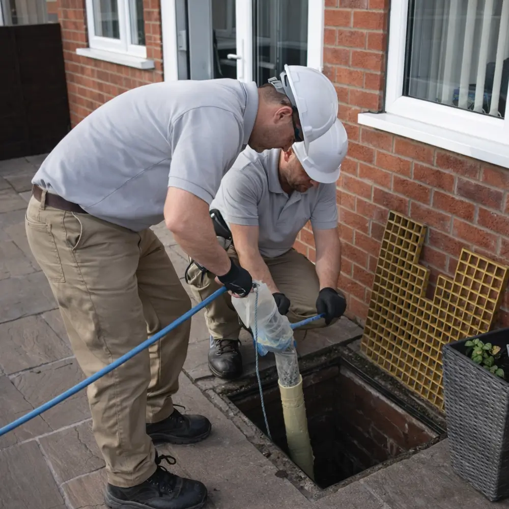 Blocked drain repair service in West Mersea